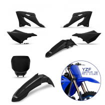 Kit plastiques Restylé YZF - Noir - UFO Yamaha 125 250 YZ 2022-2025