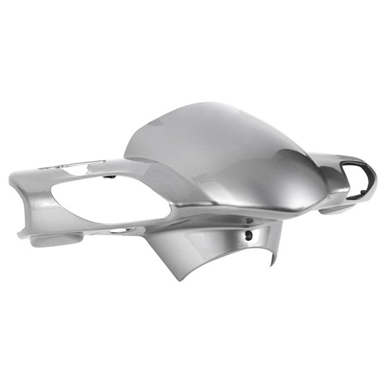 Couvre guidon (pour interrupteur carre) origine Piaggio 50 Typhoon / Aprilia 50 SR gris maze 700 / c brillant
