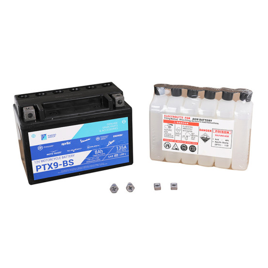 Batterie 12V 8AH PTX9-BS origine Piaggio
