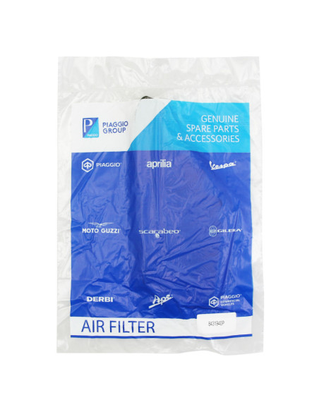 Filtre à air origine Piaggio 125 Fly / Liberty / X8-street / Vespa LX / 50 Fly 4T / Vespa LX 4T / Aprilia 125 Mojito