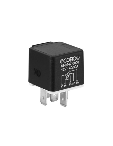 Relais 5 fiches 12V 40A-15A origine Piaggio