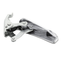 Repose pied passager gauche origine Piaggio 125 / 300 GTS chrome après 2003 2