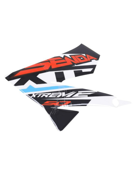 Autocollant / sticker / décor convoyeur gauche origine Derbi 50 Senda X-Treme 2014-2017