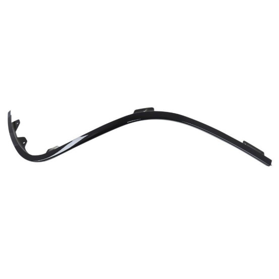 Bordure / jonc de tablier avant droit Noir origine Piaggio 125 / 250 / 300 Vespa GTS après 2022