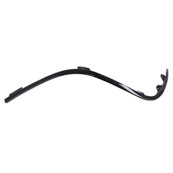 Bordure / jonc de tablier avant gauche Noir origine Piaggio 125 / 250 / 300 Vespa GTS après 2022