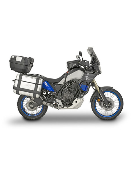 Pack bagagerie complet GIVI YAMAHA 700 Ténéré 2019 - 2024 -  World Raid 2022 - 2024 Trekker - Gris