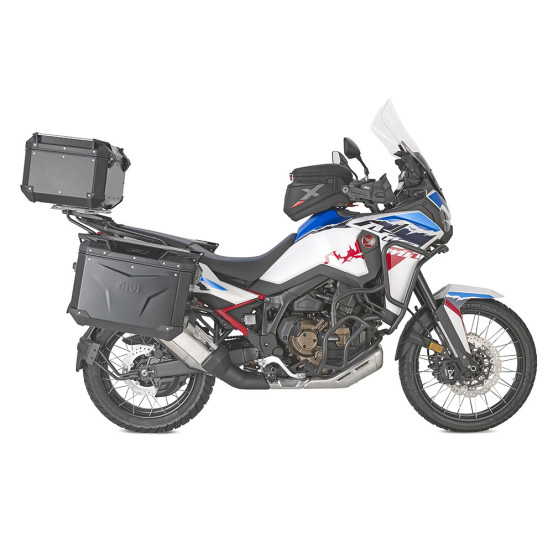 Pack bagagerie complet GIVI HONDA CRF 1100 Africa Twin 2020 - 2024 Trekker Outback Evo Smart - Noir