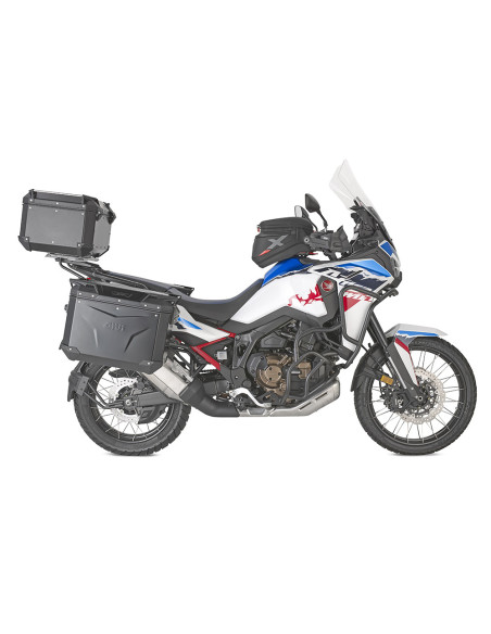 Pack bagagerie complet GIVI HONDA CRF 1100 Africa Twin 2020 - 2024 Trekker Outback Evo Smart - Noir