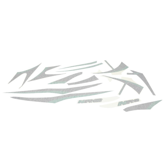 Autocollant / sticker / kit décors origine Piaggio 50 NRG 2007-2017 (pour vehicule Noir mat)