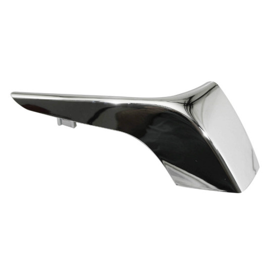 Carénage protection de tablier avant gauche origine Piaggio 50 / 125 Liberty après 2015 chrome