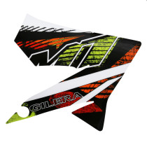 Autocollant / sticker / décor aile avant droite origine Piaggio 50 Gilera SMT / RCR après 2015 limited