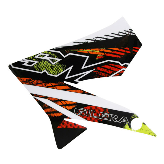 Autocollant / sticker / décor aile avant gauche origine Piaggio 50 Gilera SMT / RCR après 2015 limited