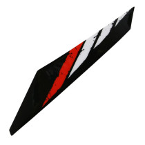 Autocollant / sticker / décor garde boue avant origine Piaggio 50 Gilera SMT / RCR limited après 2015