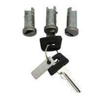 Jeu de clés avec 3 barillets (13 mm) origine Piaggio 50 Typhoon / Zip RST / 125 Skipper / 125 Vespa PX