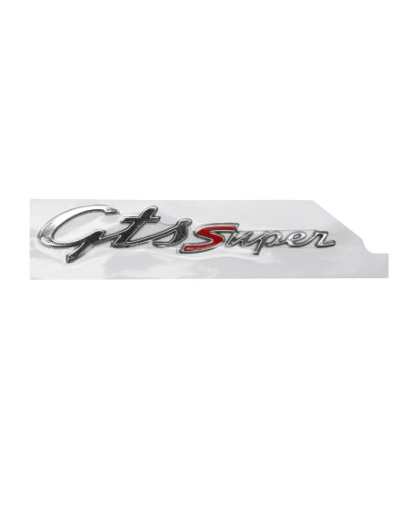 Autocollant / sticker / décor GTS super d'aile arrière droite origine Piaggio 125 / 300 Vespa GTS 2016-2020