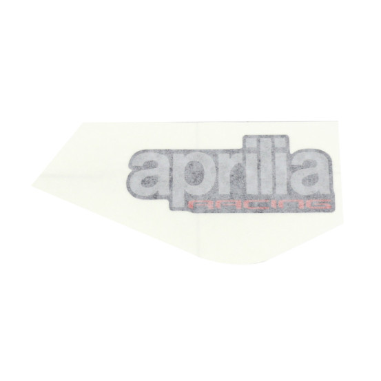 Autocollant / sticker / décor réservoir droit (Aprilia Racing) origine Piaggio 50 / 125 RS après 2017