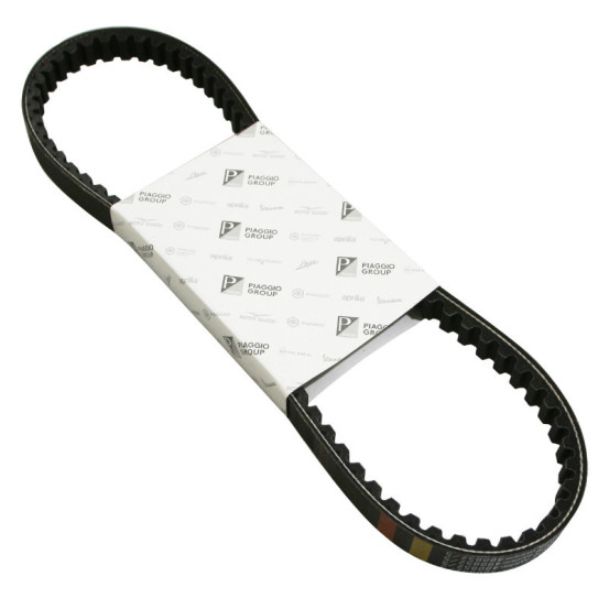 Courroie scooter origine Piaggio 50 Typhoon / Fly 2T / Liberty 2T et 4T / Aprilia 50 Sportcity 2T et 4T / SR Motard