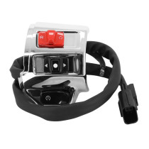 Commodo / commutateur droit chrome brillant origine Piaggio 125 Vespa Sprint / Primavera après 2016 version sport