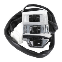Commodo / commutateur gauche chrome brillant origine Piaggio 125 Vespa Primavera / Sprint après 2016 -