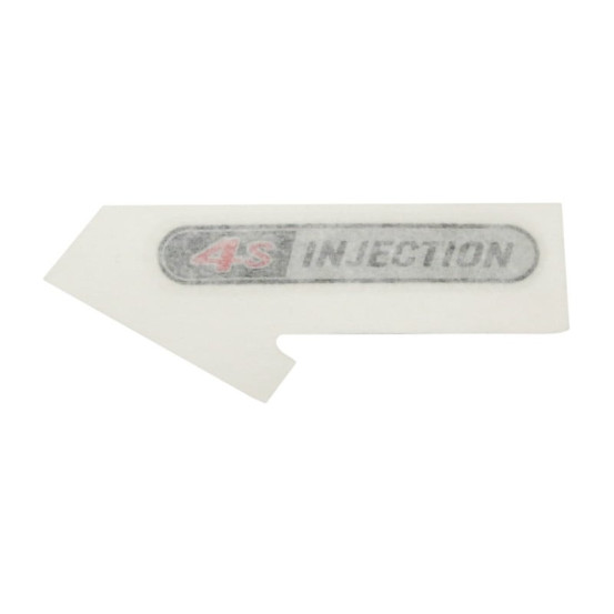 Autocollant / sticker / décor 4T injection sur face avant origine Piaggio 50 Zip 4T 2018-2024 Euro 4