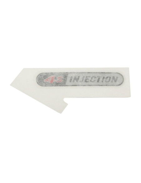 Autocollant / sticker / décor 4T injection sur face avant origine Piaggio 50 Zip 4T 2018-2024 Euro 4