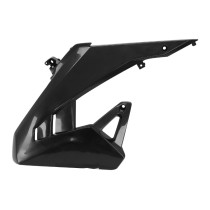 Carénage ouie cache réservoir gauche origine Piaggio 50 RX / SX Aprilia après 2018 Noir