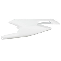 Carénage coque arrière gauche origine Derbi 50 Senda / Gilera 50 SMT / RCR / Aprilia 50 SX / RX Blanche