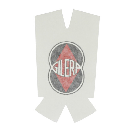 Autocollant / sticker / décor central de garde boue avant origine Piaggio Gilera 50 SMT / RCR après 2018