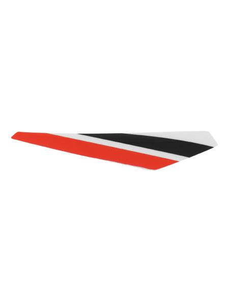 Autocollant / sticker / décor garde boue arrière droit origine Piaggio 50 Gilera SMT / RCR après 2018 Blanc / Rouge / Noir