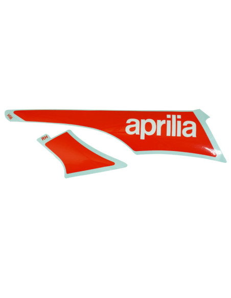 Autocollant / sticker / décor spoiler droit origine Piaggio Aprilia 50 SR après 2018