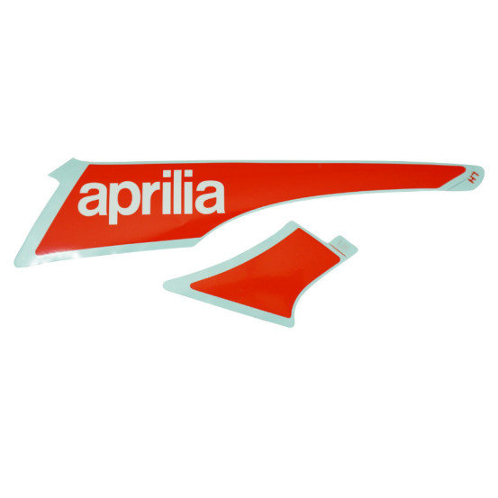 Autocollant / sticker / décor spoiler gauche origine Piaggio Aprilia 50 SR après 2018