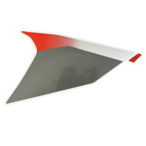 Autocollant / sticker / décor face avant droit origine Piaggio Aprilia 50 SR après 2018 Noir 85 / b