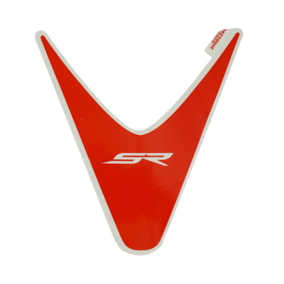 Autocollant / sticker / décor face avant central origine Piaggio Aprilia 50 SR après 2018 Blanc 544 / Rouge 885 / a