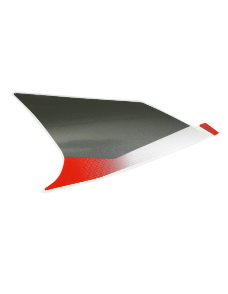 Autocollant / sticker / décor face avant gauche origine Piaggio Aprilia 50 SR après 2018 Noir 85 / b
