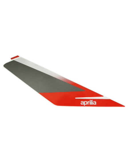 Autocollant / sticker / décor face avant droit origine Piaggio Aprilia 50 SR Motard après 2018 Noir 85 / b