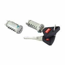 Jeu de clés avec 2 barillets (15 mm) origine Piaggio 50 Typhoon après 2018 / Aprilia 50 SR Motard après 2018
