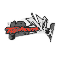 Autocollant / sticker / décor origine Piaggio 50 Typhoon après 2018 vehicules Blanc 544 ou jaune 979 / a