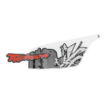 Autocollant / sticker / décor origine Piaggio 50 Typhoon après 2018 vehicules Blanc 544 ou jaune 979 / a