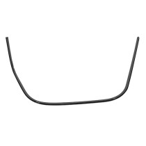 Bordure / jonc de tablier avant droit Noir brillant origine Piaggio 125 / 250 / 300 Vespa GTS 2009-2018