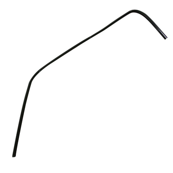 Bordure / jonc de tablier avant gauche Noir brillant origine Piaggio 125 / 250 / 300 Vespa GTS 2009-2018