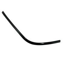 Bordure de repose pied droit Noir brillant origine Piaggio 50 / 125 Vespa Sprint après 2016