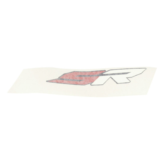 Autocollant / sticker / décor droit (sr) origine Aprilia 50 SR H2O après 2018 Noir diablo
