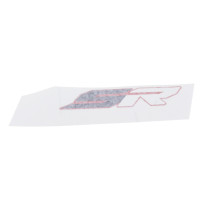 Autocollant / sticker / décor droit carenage avant (sr) origine Aprilia 50 SR H2O après 2018 Rouge fluo
