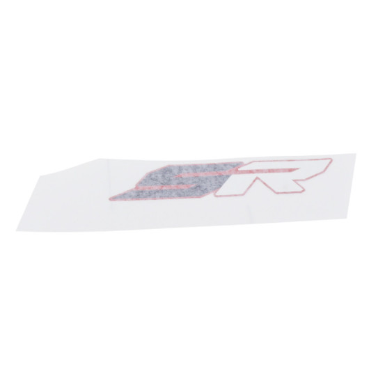 Autocollant / sticker / décor droit carenage avant (sr) origine Aprilia 50 SR H2O après 2018 Rouge fluo