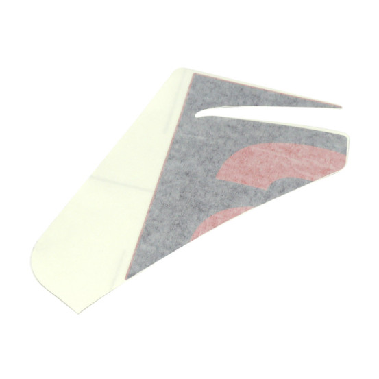 Autocollant / sticker / décor carenage avant droit (a) origine Aprilia 50 SR H2O après 2018 Rouge fluo