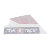Autocollant / sticker / décor droit spoiler (be racer) origine Aprilia 50 SR H2O après 2018 Rouge fluo