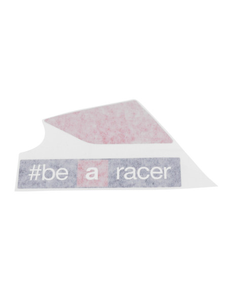 Autocollant / sticker / décor droit spoiler (be racer) origine Aprilia 50 SR H2O après 2018 Rouge fluo