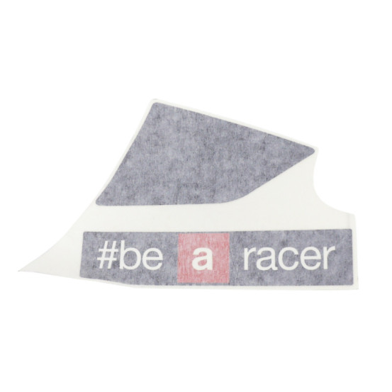 Autocollant / sticker / décor inférieur gauche (be à racer) origine Aprilia 50 SR après 2018