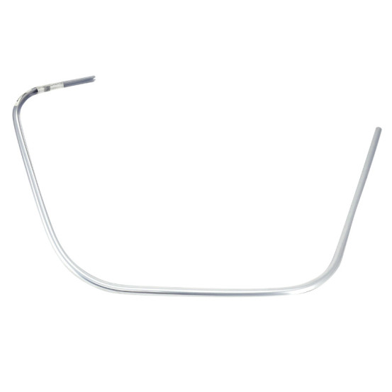 Bordure / jonc de tablier avant gauche chrome origine Piaggio 125 / 300 Vespa GTS 2018-2022