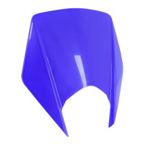 Tete de fourche / bulle avant Bleu origine Derbi 2010-2017 / Gilera 50 SMT / RCR 2011-2017